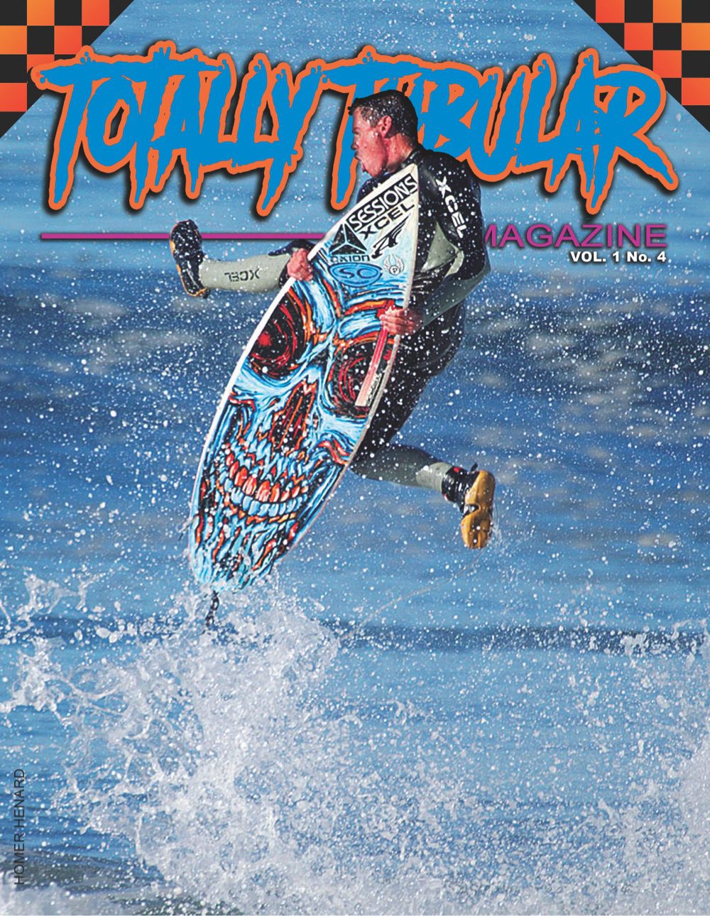 Totally Tubular Magazine Issue 4 cover with Homer Henard