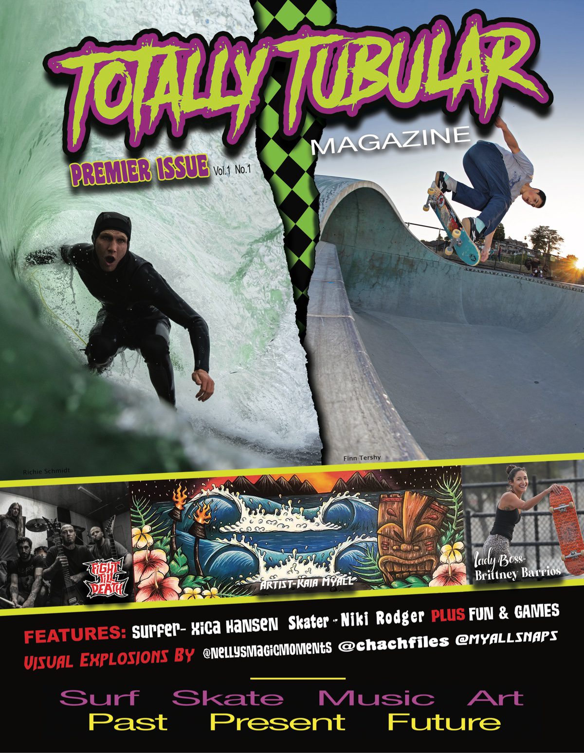 Totally Tubular Magazine First Issue Cover